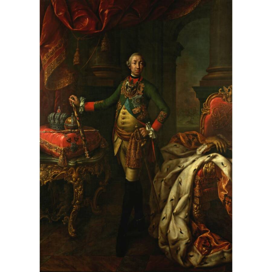А.П. Антропов. Портрет Петра III (из собрания Третьяковской галереи)