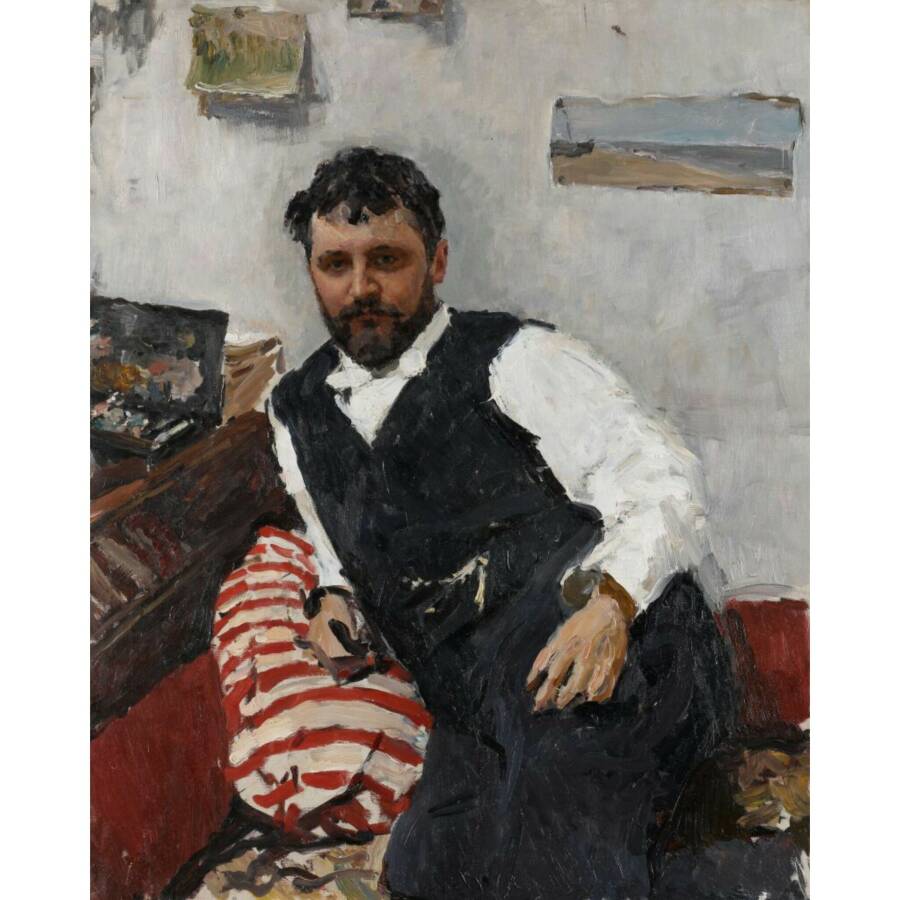 В.А. Серов. Портрет художника К.А. Коровина, 1891 год. Из собрания Третьяковской галереи 