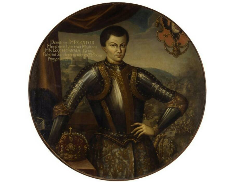 Симон Богушевич «Лжедмитрий I в коронационном облачении», 1606 год. Государственный Исторический Музей (CC BY-SA 4.0)