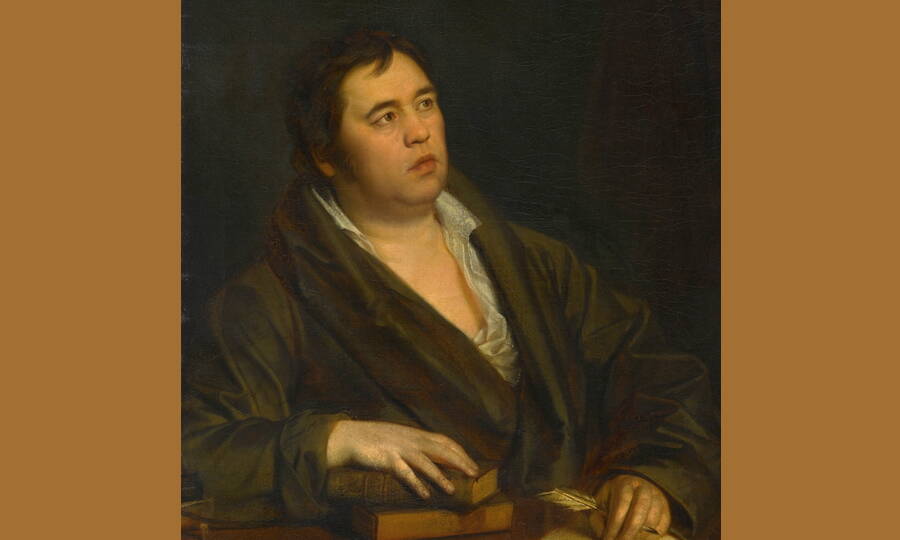 Портрет баснописца Ивана Крылова (фрагмент). Художник Р.М. Волков, 1812 год. Из собрания Третьяковской галереи