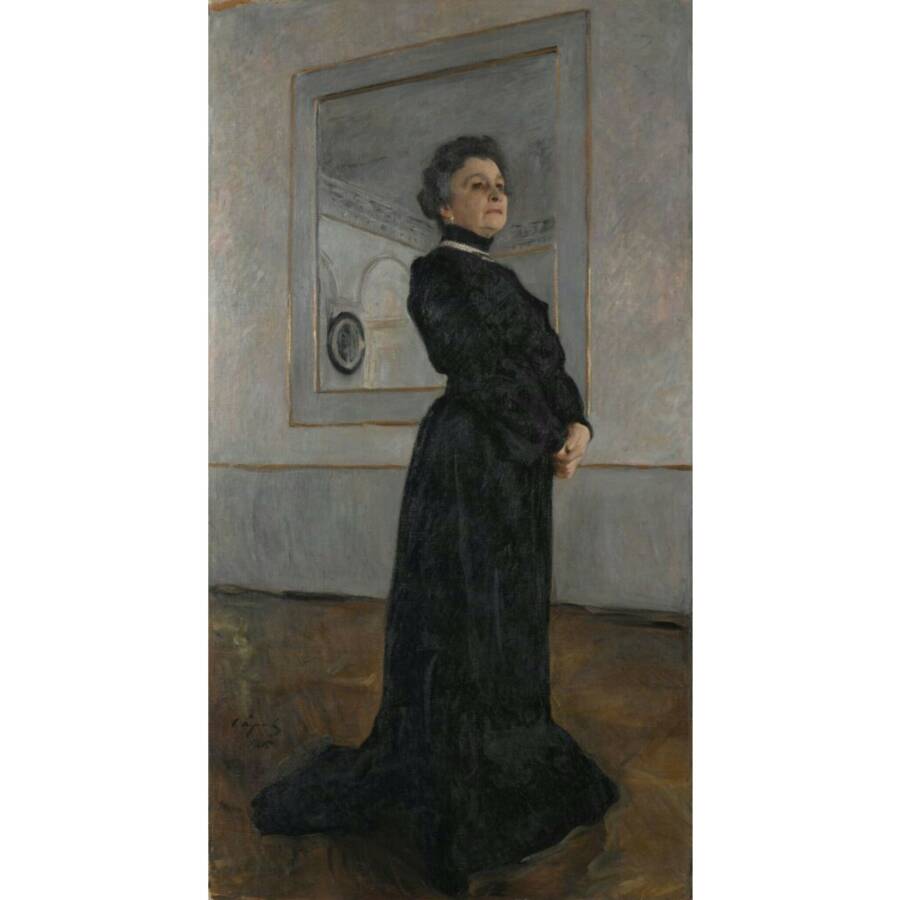 В.А. Серов. Портрет М.Н. Ермоловой, 1905 год. Из собрания Третьяковской галереи