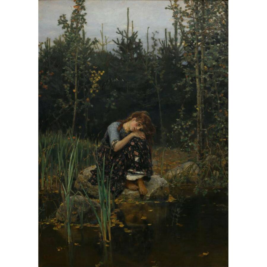 В.М. Васнецов «Аленушка», 1881 год. Из собрания Третьяковской галереи