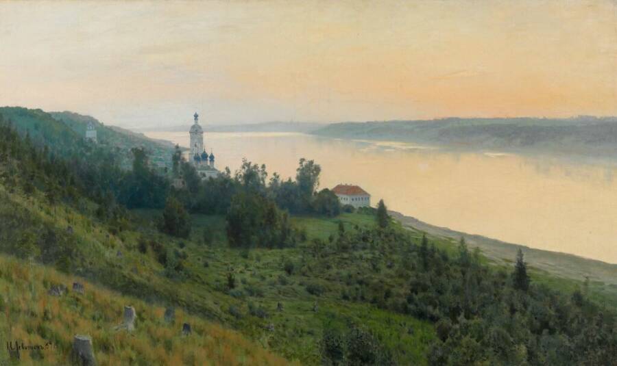 «Вечер. Золотой Плёс», 1889 год. Из собрания Третьяковской галереи