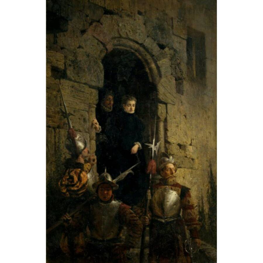 «Арест гугенотки», 1875 год. © Государственный Русский музей
