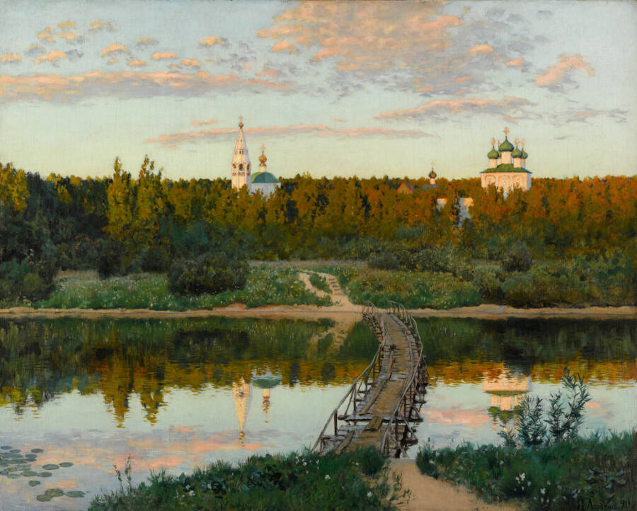 «Тихая обитель», 1890 год. Из собрания Третьяковской галереи