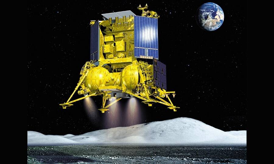 Посадка автоматической межпланетной станции «Луна-25». 
