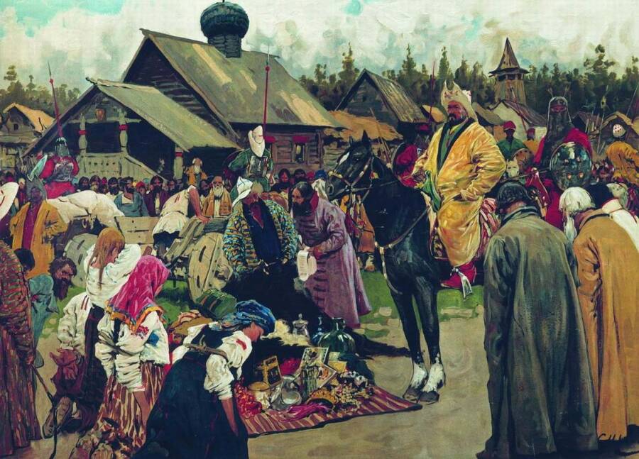 С.В. Иванов «Баскаки», 1909 год.