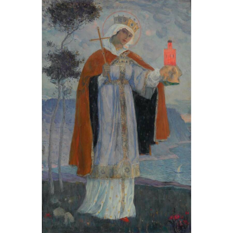 Нестеров М.В. «Святая равноапостольная княгиня Ольга», 1927 год. Из собрания Третьяковской галереи