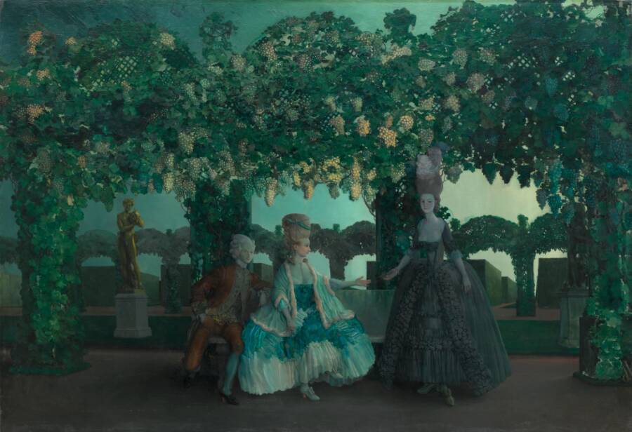 К.А. Сомов «Вечер», 1900-1902 гг. Из собрания Третьяковской галереи