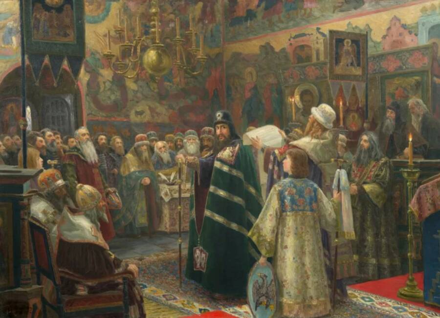 С.Д. Милорадович «Суд над патриархом Никоном». Государственный Исторический Музей