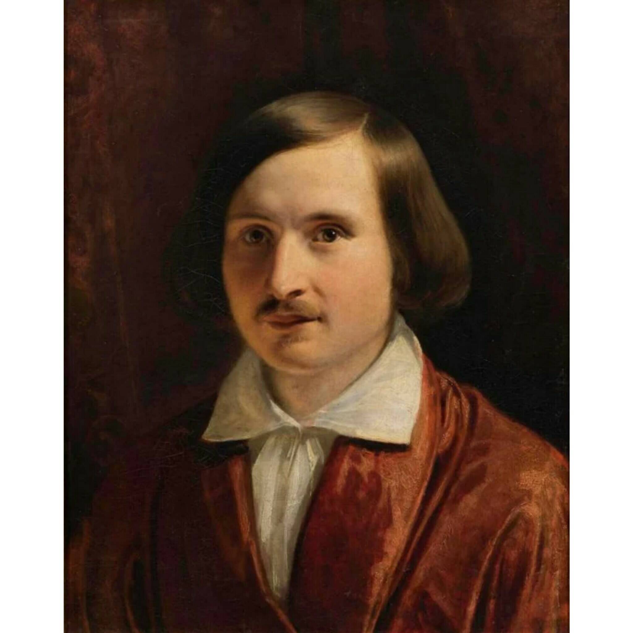 Портрет Николая Васильевича Гоголя (1809-1852). Неизвестный художник. Около 1841 г. Государственный Исторический Музей