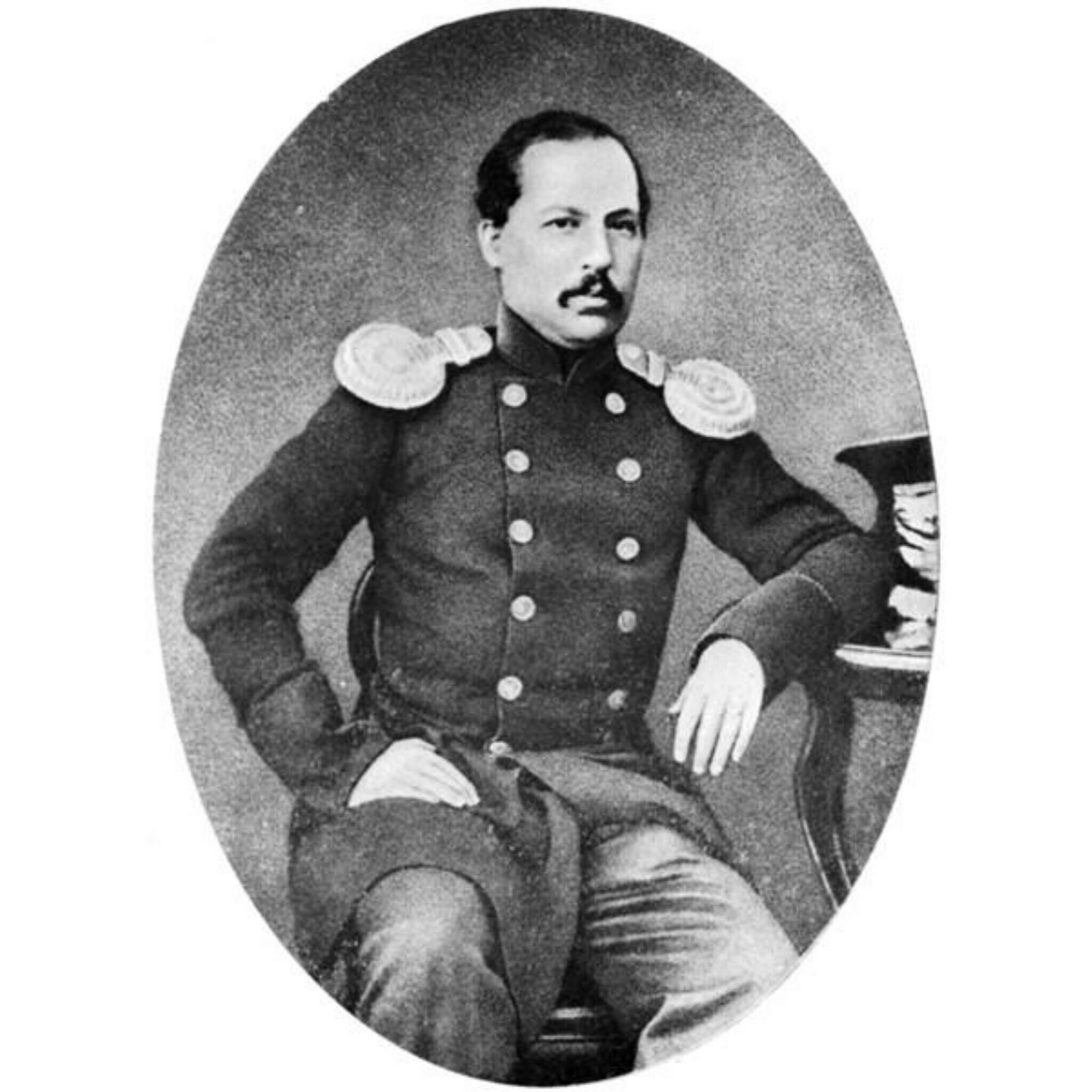 А.А. Фет в форме лейб-гвардии Уланского полка. Фотография первой половины 1850-х годов