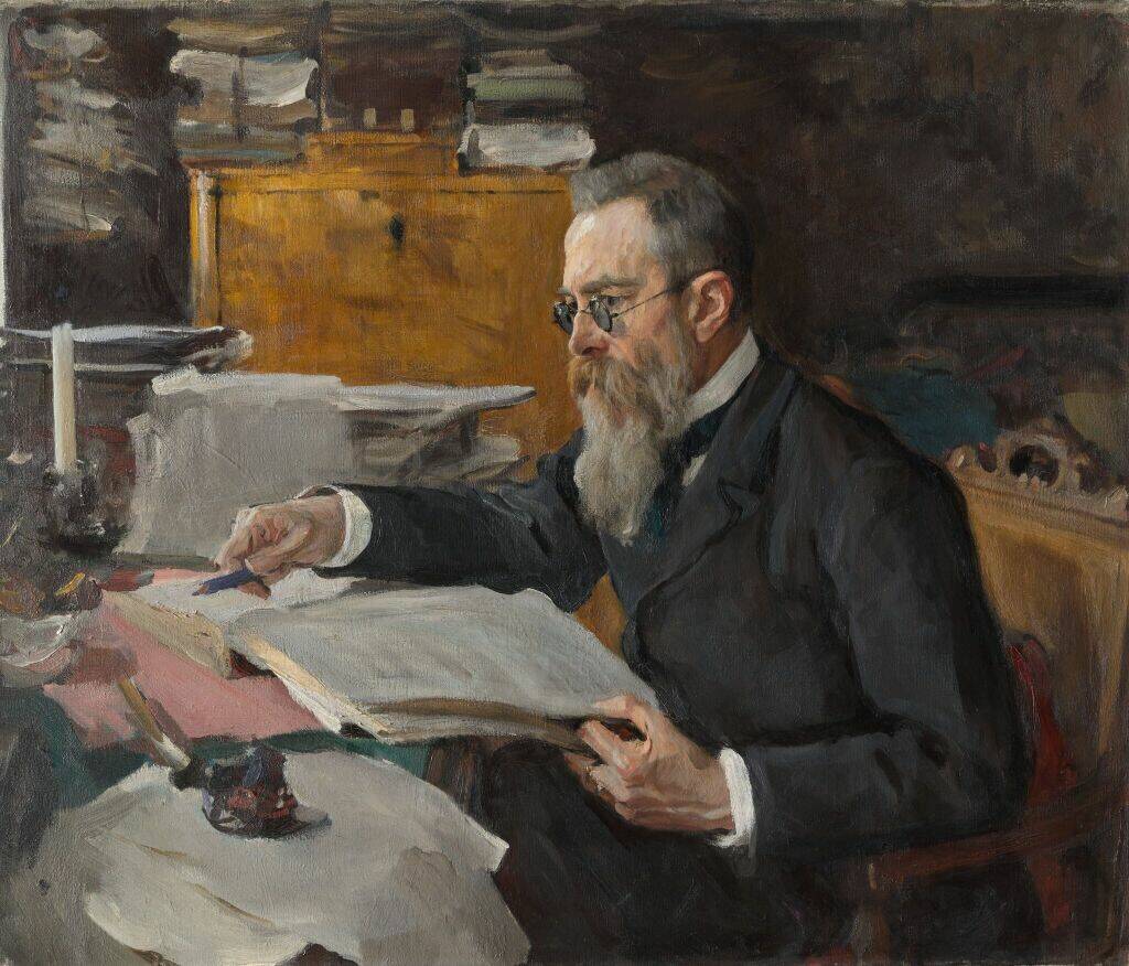В.А. Серов «Портрет Н.А. Римского-Корсакова», 1898 год. Из собрания Третьяковской галереи