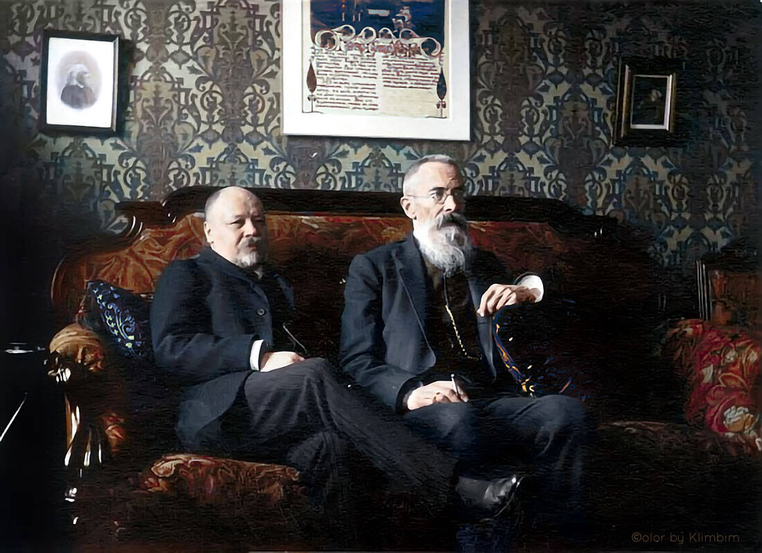 Николай Римский-Корсаков и Анатолий Лядов (фото: Color by Klimbim 0.2)