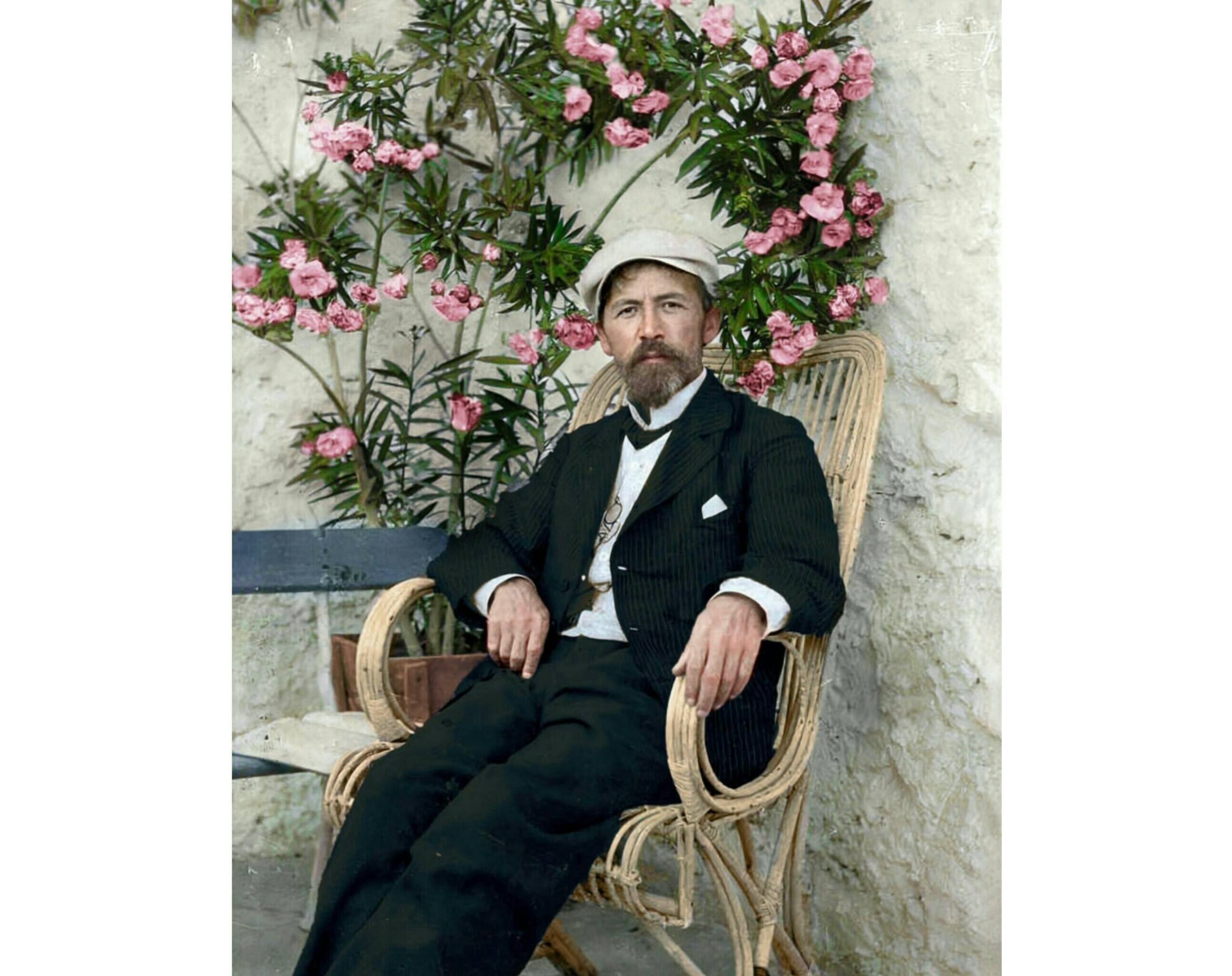 А.П. Чехов в Ялте. Фото: Color by Klimbim 0.1