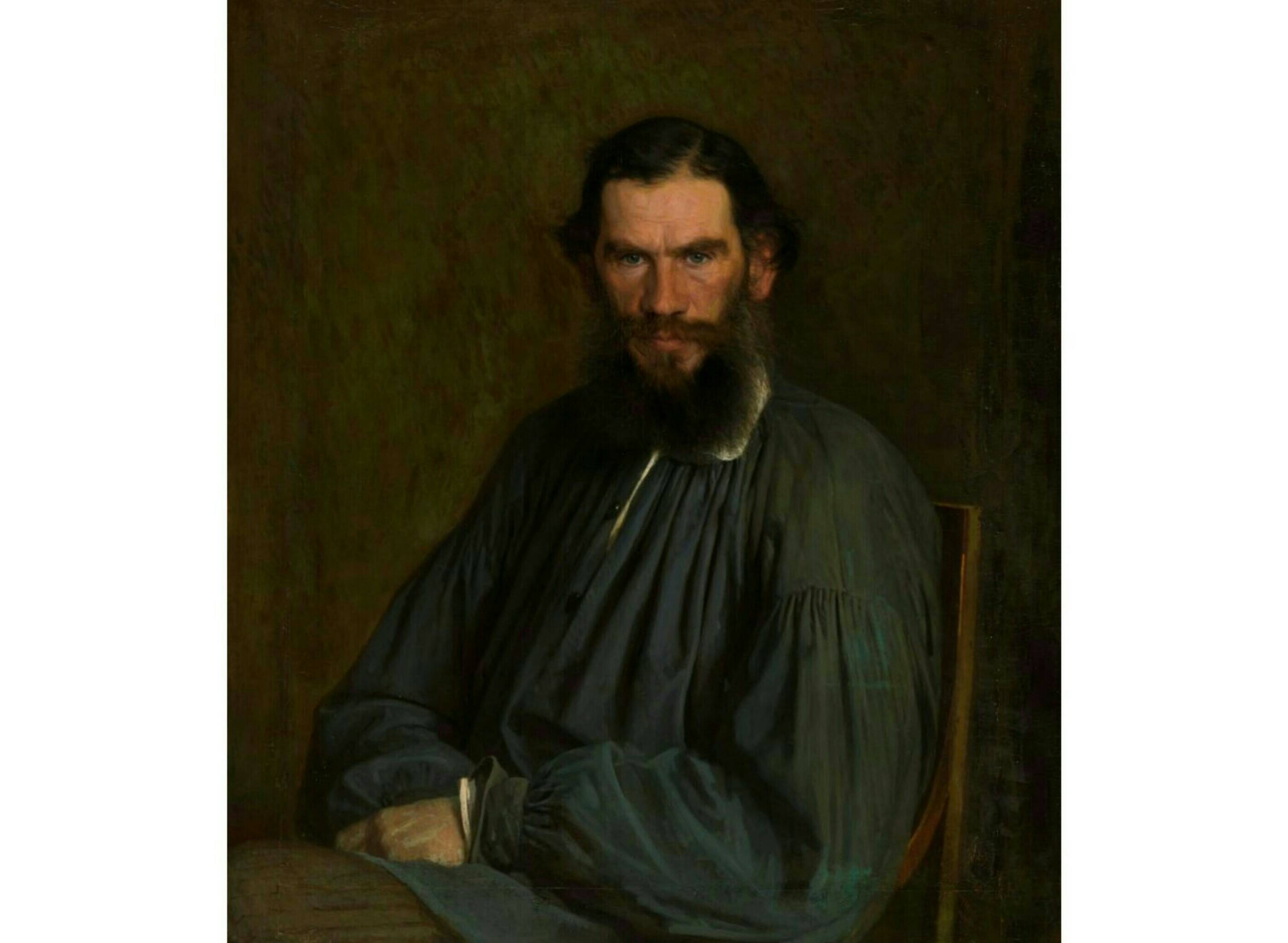 И.Н. Крамской «Портрет Л.Н. Толстого», 1873 год. Из собрания Третьяковской галереи