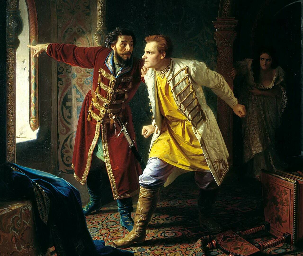 К.Б. Вениг «Последние минуты жизни Лжедмитрия Первого», 1879 год.