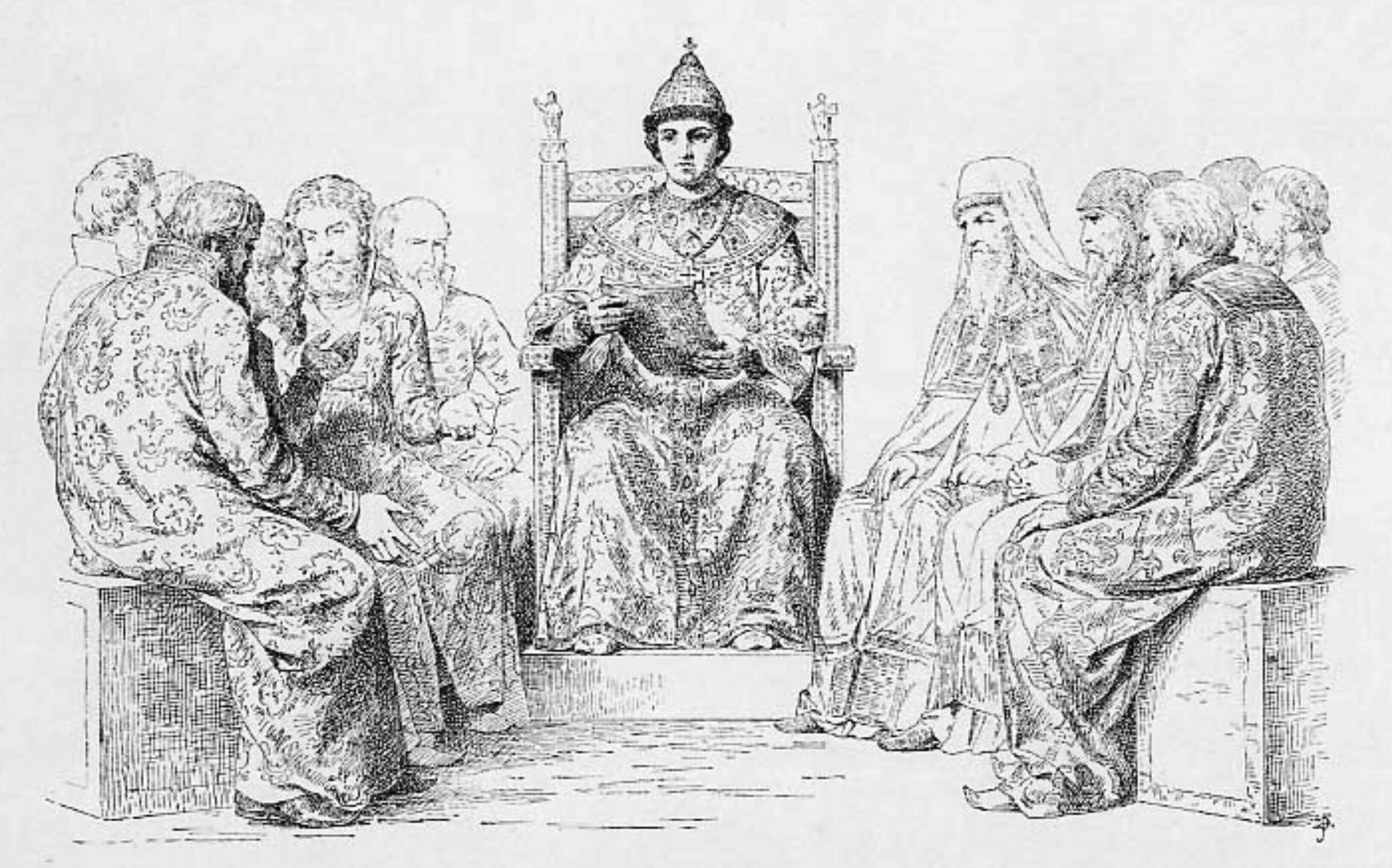 В.П. Верещагин «Самодержец Царь Феодор Алексеевич», 1896 год.