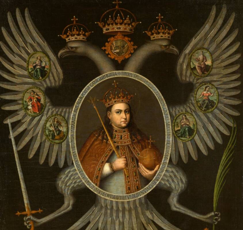 Неизвестный художник. Портрет самодержицы Софьи Алексеевны (фрагмент) © Государственный Русский музей