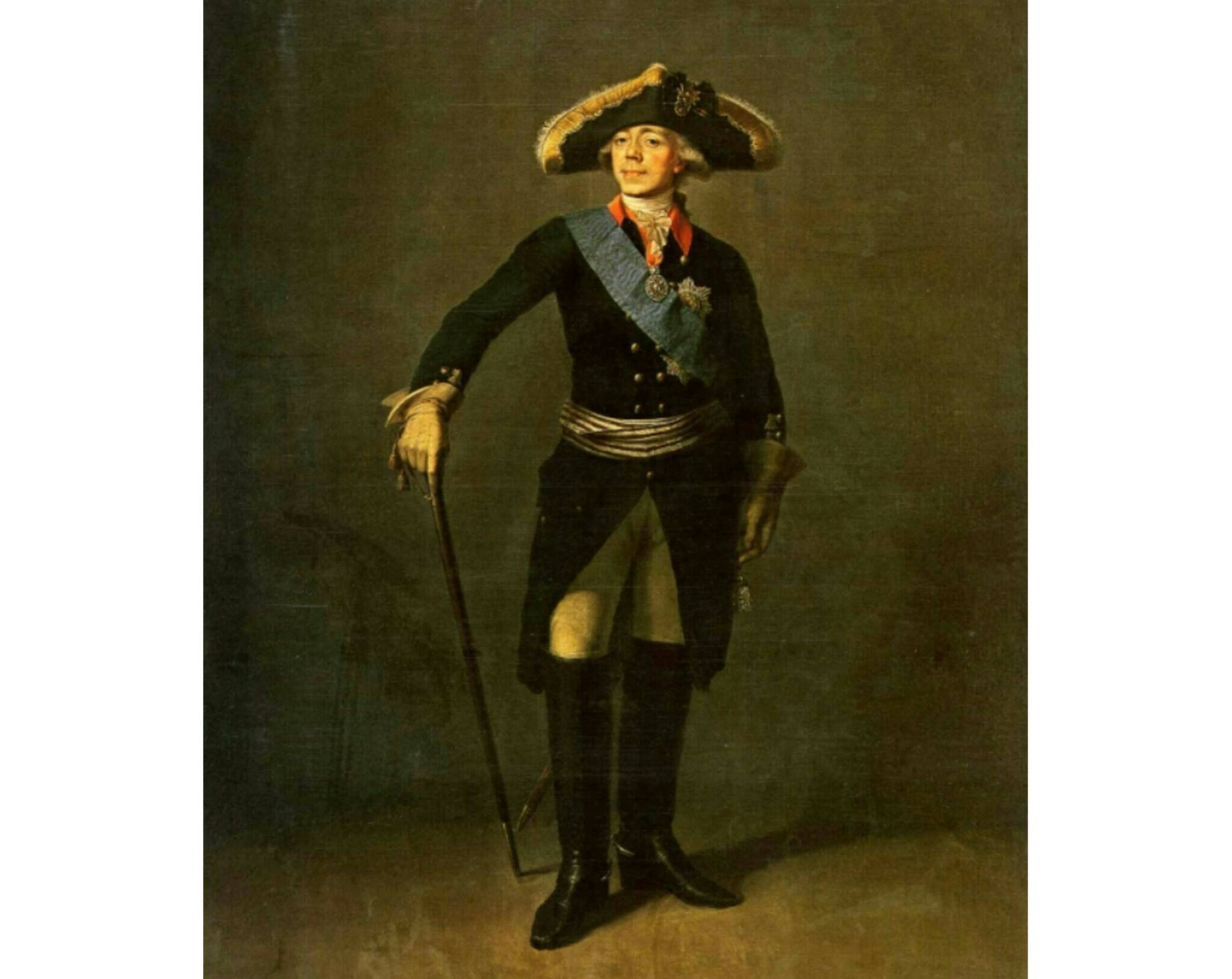 С.С Щукин «Портрет императора Павла I», 1797 год. @ Государственный Русский музей