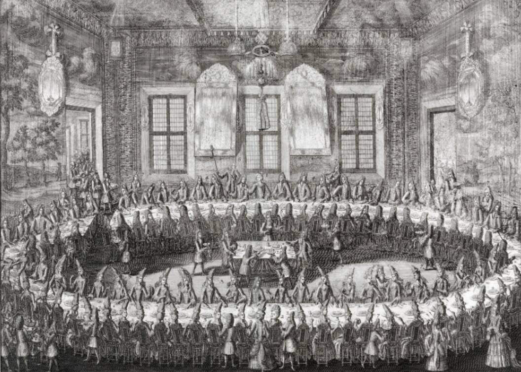 А.Ф. Зубов «Свадьба Петра I и Екатерины», 1712 год. @ Государственный Русский музей