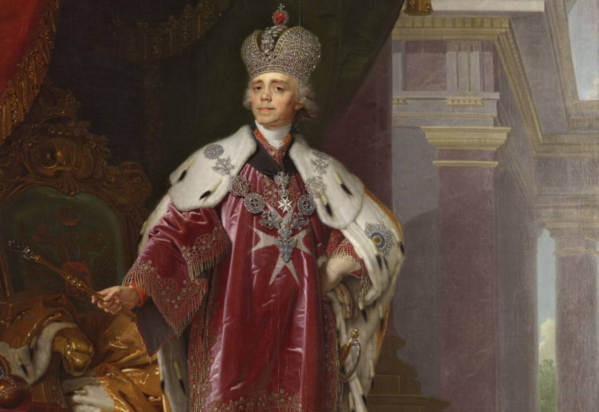 В.Л. Боровиковский «Портрет Павла I», 1800 год. © Государственный Русский музей