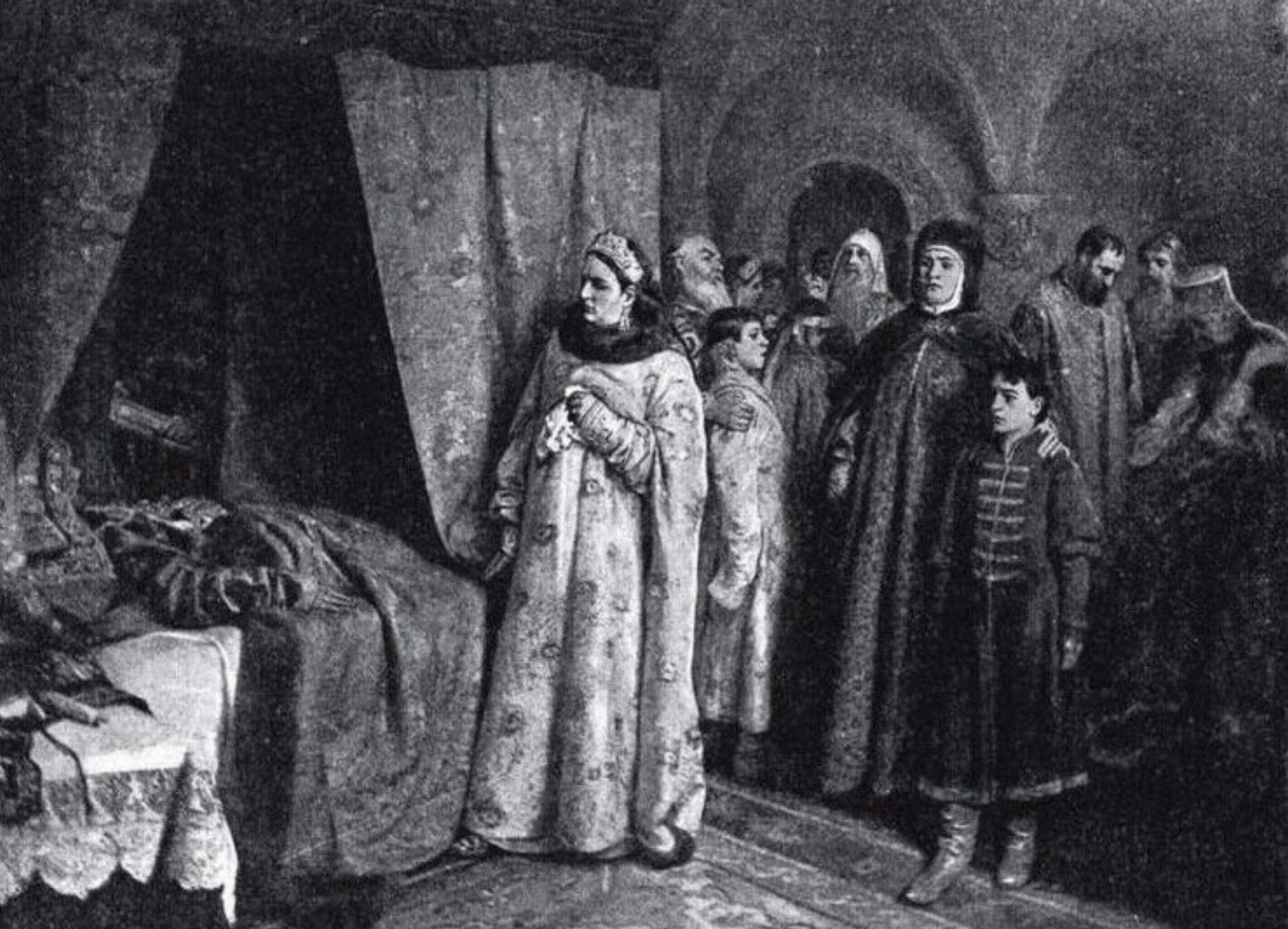К.В. Лебедев «Кончина царя Федора Алексеевича»