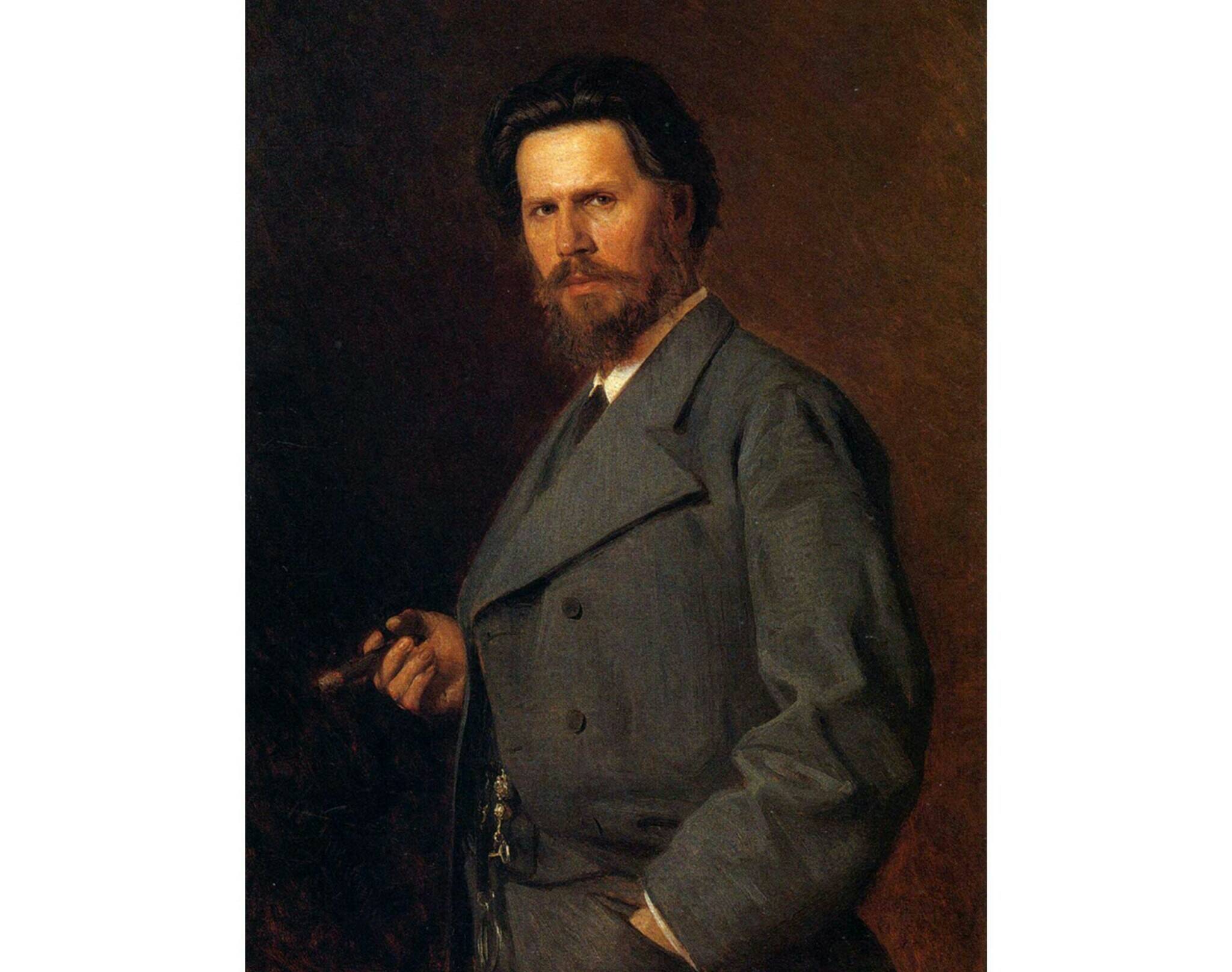 Н.А. Ярошенко «Портрет художника И.Н. Крамского», 1876 год. @ Государственный Русский музей