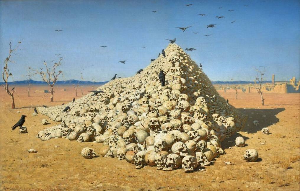 «Апофеоз войны», 1871 год. Из собрания Третьяковской галереи