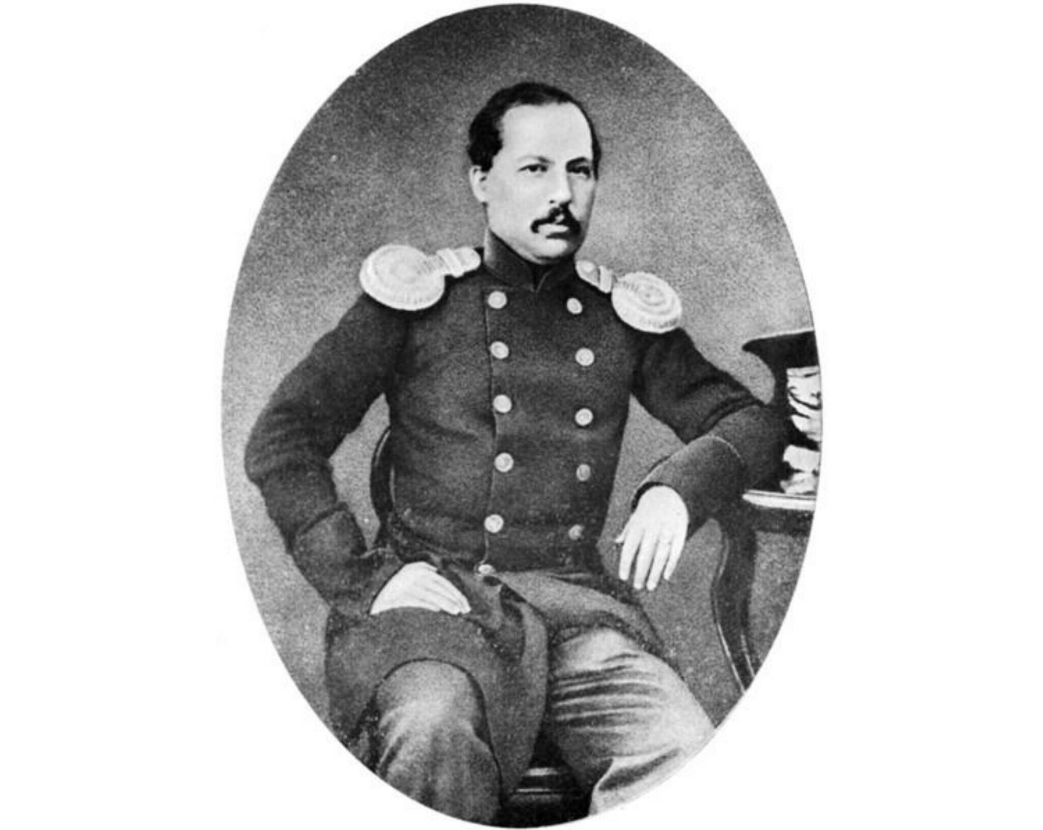 А.А. Фет в форме лейб-гвардии Уланского полка. Фотография первой половины 1850-х годов