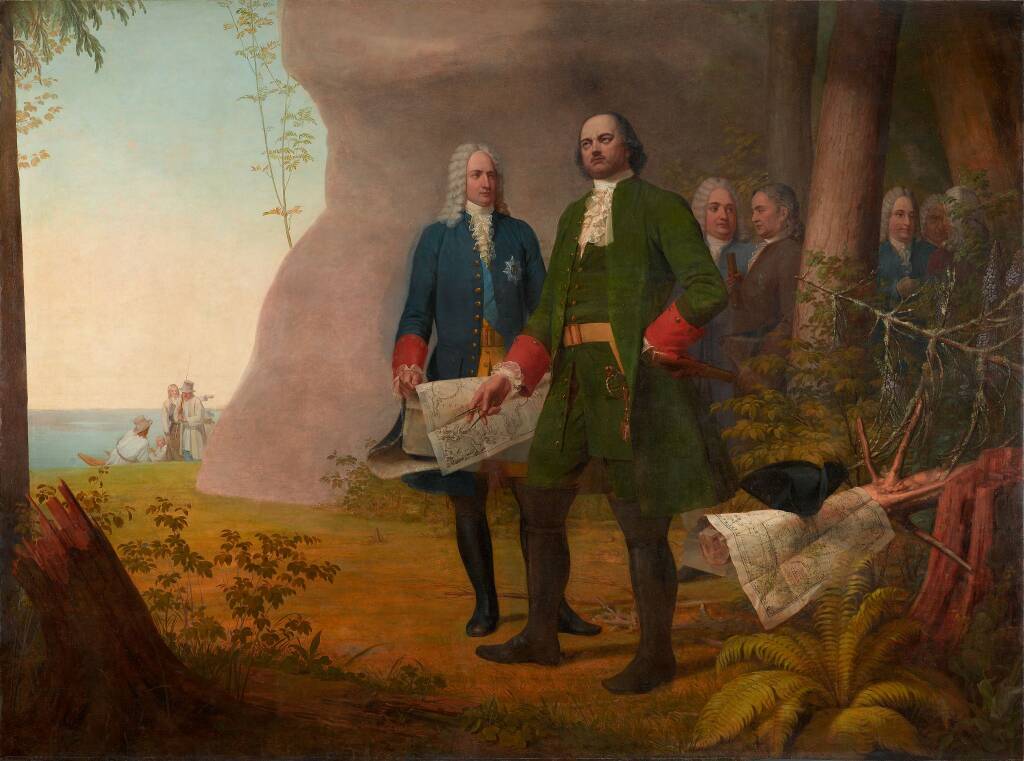 А.Г. Венецианов «Пётр Великий. Основание Санкт-Петербурга», 1838 год. Из собрания Третьяковской галереи