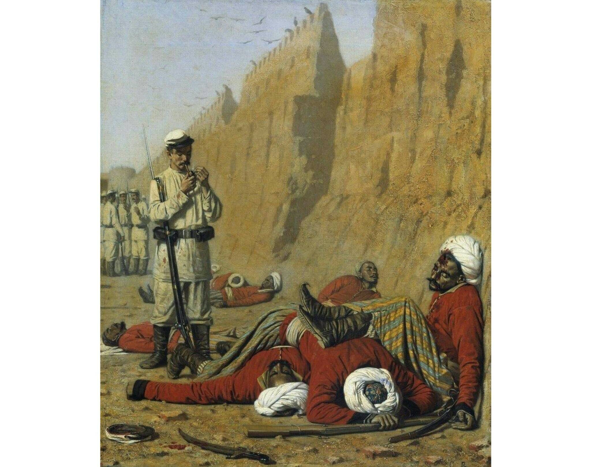 В.В. Верещагин. «После неудачи», 1868 год. @ Государственный Русский музей
