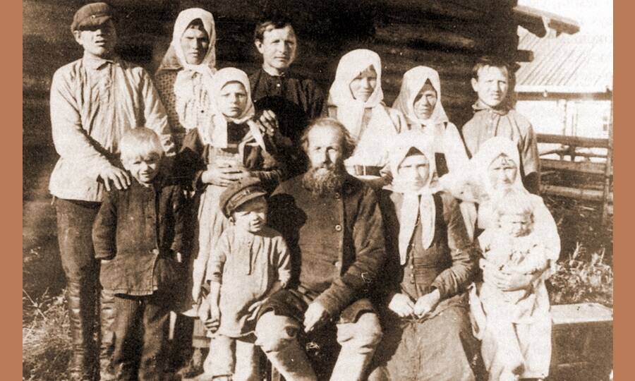 Русская крестьянская семья, 1920-е гг. 
