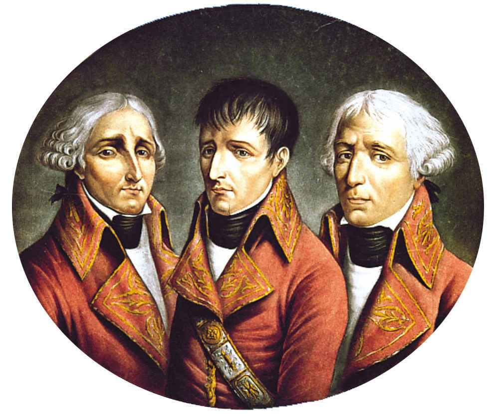 Генри-Николас ван Горп. Три французских консула. 1803 год.