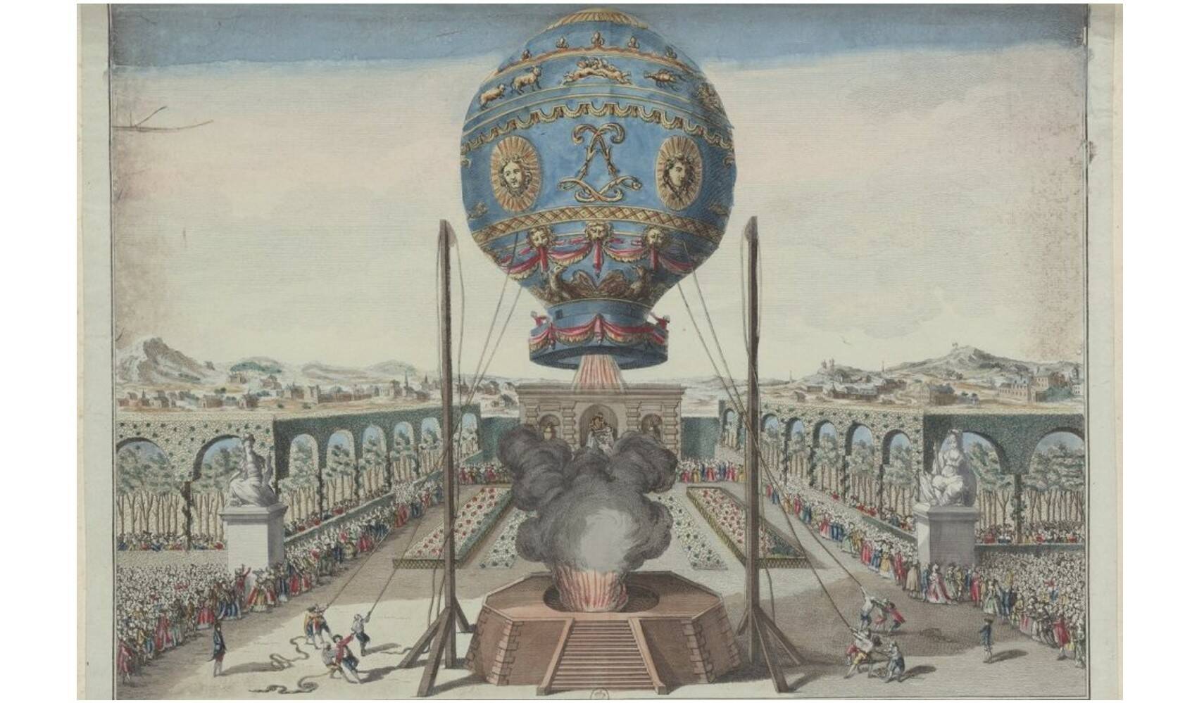 Первый пилотируемый полёт, 19 октября 1783 г.
