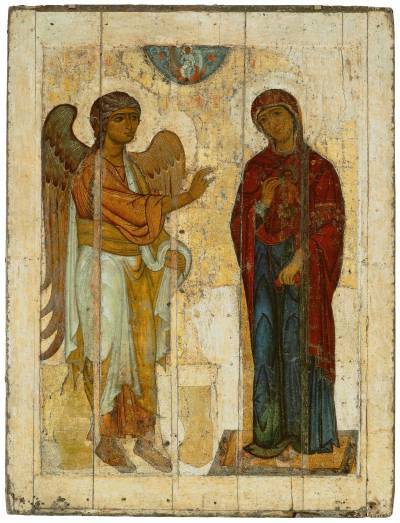 Икона «Устюжское Благовещение». Первая треть XII в.