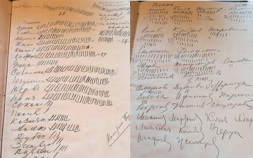 Избирательные листки и листы подсчета голосов. Из архива ВИМАИВиВС