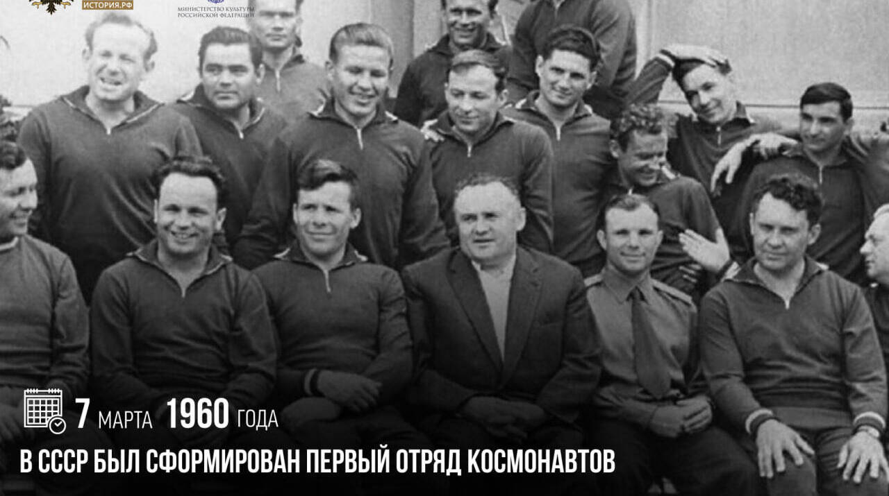 Сформирован первый отряд космонавтов