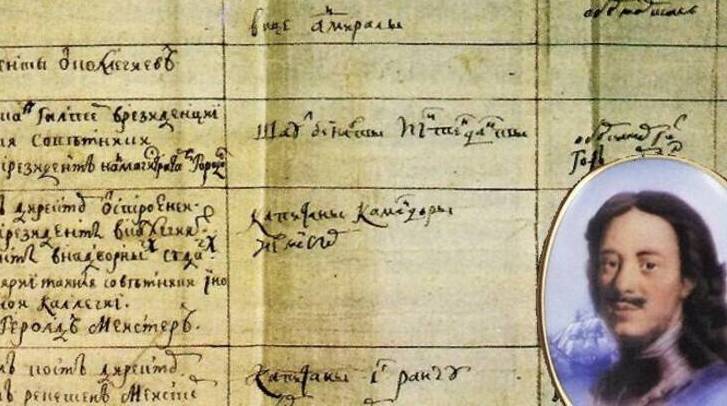 Петр I утвердил закон о порядке государственной службы