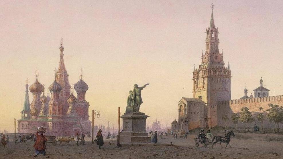 На Красной площади открыт памятник Минину и Пожарскому