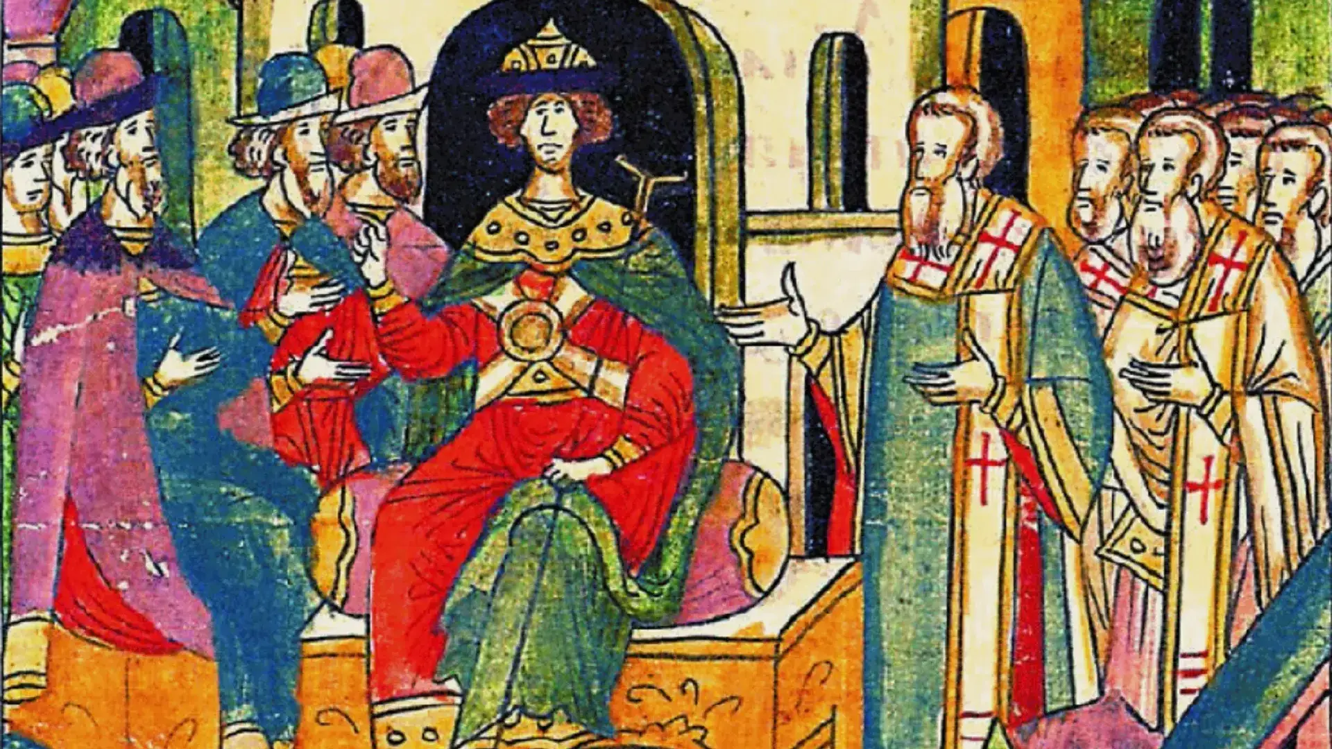 На царство венчан внук Ивана III князь Дмитрий