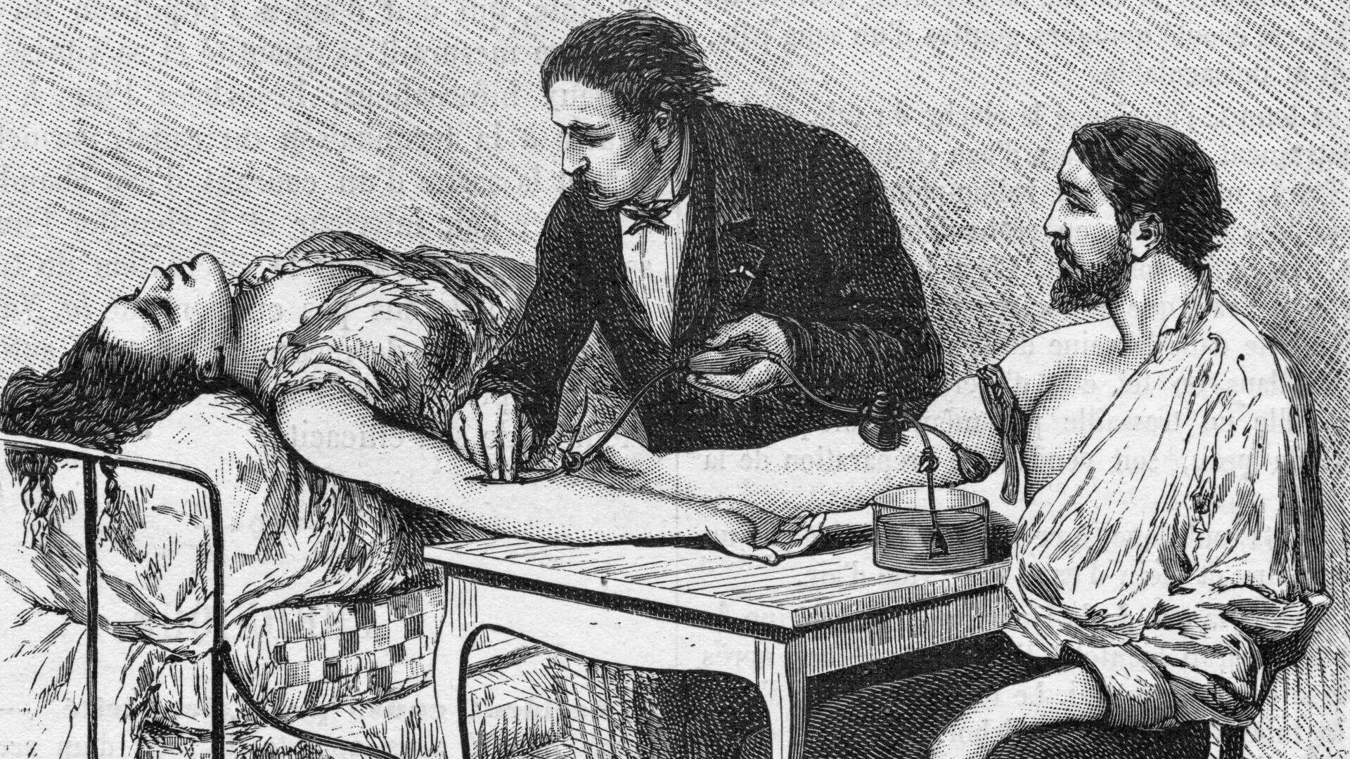 Акушер Андрей Вольф впервые провел переливание крови роженице