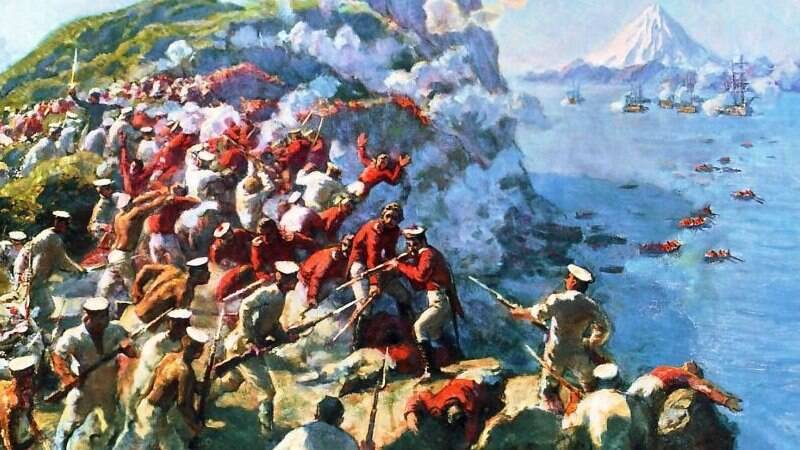 Победа Петропавловского гарнизона над превосходящими силами англо-французской эскадры
