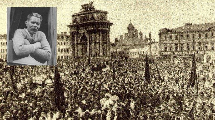 Триумфальное возвращение Горького из-за границы