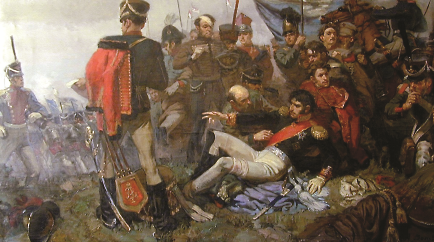 От раны, полученной в Бородинской битве, скончался герой Отечественной войны князь Багратион