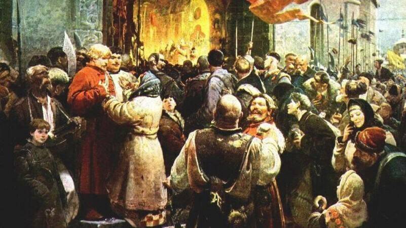 Послы гетмана Хмельницкого получили в Москве жалованную грамоту о принятии в подданство царя