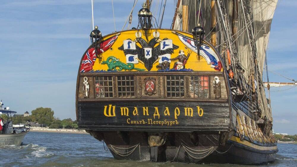 Заложен первый парусный фрегат Балтийского флота