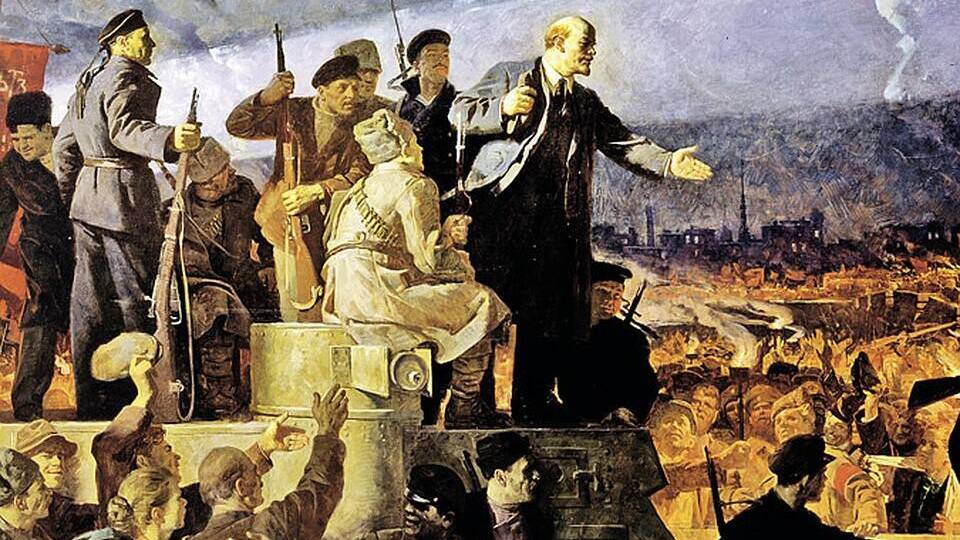 В революционный Петроград из Швейцарии через Германию, Швецию и Финляндию приехал Ленин