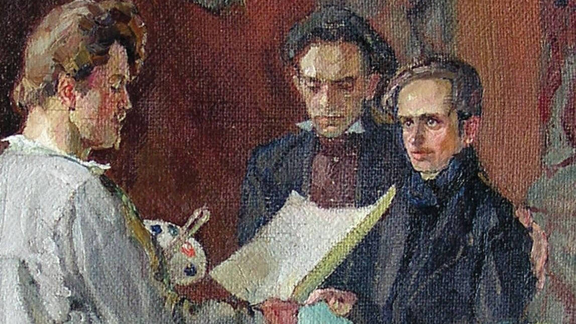 Стараниями Жуковского, Брюллова и др. «москалей» Тарас Шевченко выкуплен из крепостных