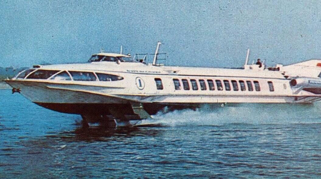 На заводе «Красное Сормово» изготовлен первый речной теплоход на подводных крыльях